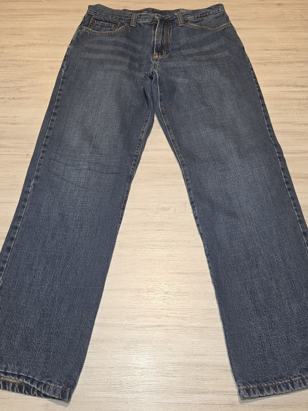 Eddie Bauer Relaxed Fit Jeans Flannel Lining Men's Size 34x34